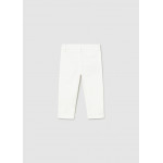 Mayoral Παντελονι chino καπαρτ βασικο λευκο 26-00522-042 522