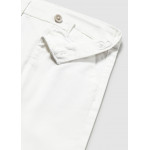 Mayoral Παντελονι chino καπαρτ βασικο λευκο 26-00522-042 522