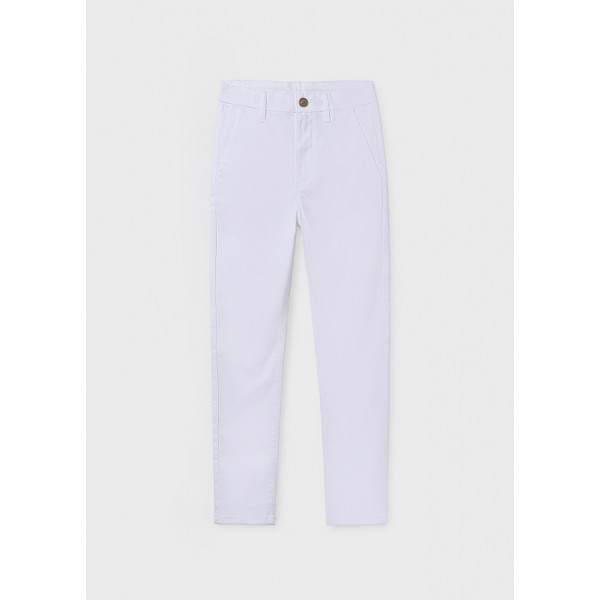 Mayoral Παντελονι chino basic λευκο 26-00530-034 530