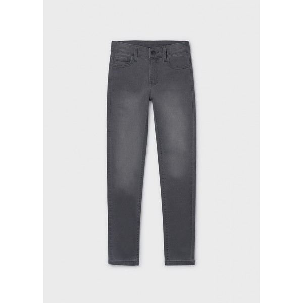 Mayoral Παντελονι τζιν slim fit βασικ γκρι μεσαι 26-00538-040 538