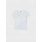 Mayoral Μπλουζα κοντομανικη βασικη λευκο 26-00854-086 854