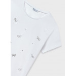 Mayoral Μπλουζα κοντομανικη βασικη λευκο 26-00854-086 854