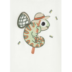 Mayoral Μπλουζα κοντ/κη απλικε play κρεμ 26-01004-085 1004