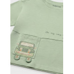 Mayoral Μπλουζα κοντομανικη τσεπακι πρασινο 26-01005-015 1005