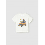 Mayoral Μπλουζα κοντομανικη οχημα κρεμ 26-01010-010 1010