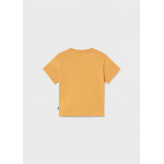 Mayoral T-Shirt κοντομανικο απλικε ροδακινι 26-01011-088 1011