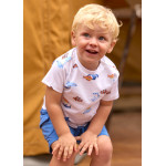 Mayoral Σετ 2 μπλουζες κοντομανικες γαλαζιο 26-01012-014 1012