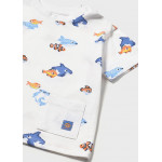 Mayoral Σετ 2 μπλουζες κοντομανικες γαλαζιο 26-01012-014 1012