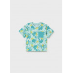 Mayoral Μπλουζα κοντομανικη σταμπωτη ακουαμαριν 26-01014-092 1014