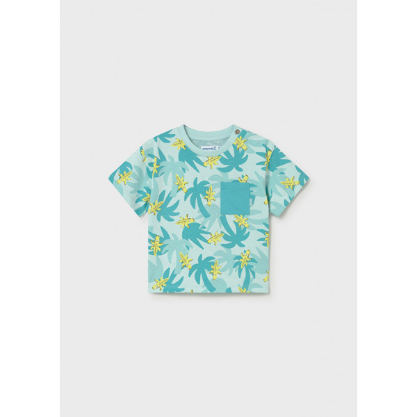 Mayoral Μπλουζα κοντομανικη σταμπωτη ακουαμαριν 26-01014-092 1014