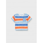 Mayoral Μπλουζα κοντομανικη σταμπωτη μπλε 26-01014-093 1014