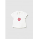 Mayoral Μπλουζα κοντομανικη λευκο 26-01076-041 1076