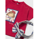 Mayoral Μπλουζα κοντ/κη με στεκα κοκκινο 26-01081-010 1081