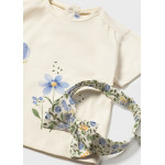 Mayoral Μπλουζα κοντ/κη με στεκα μπεζ 26-01081-011 1081