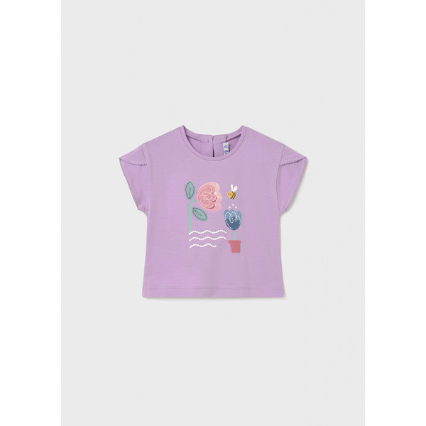 Mayoral Μπλουζα κοντ/κη play λιλα 26-01087-026 1087