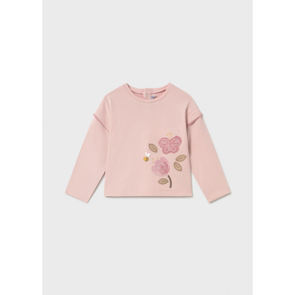 Mayoral Μπλουζα μακρυμανικη ροζ φουξια 26-01088-032 1088