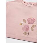 Mayoral Μπλουζα μακρυμανικη ροζ φουξια 26-01088-032 1088