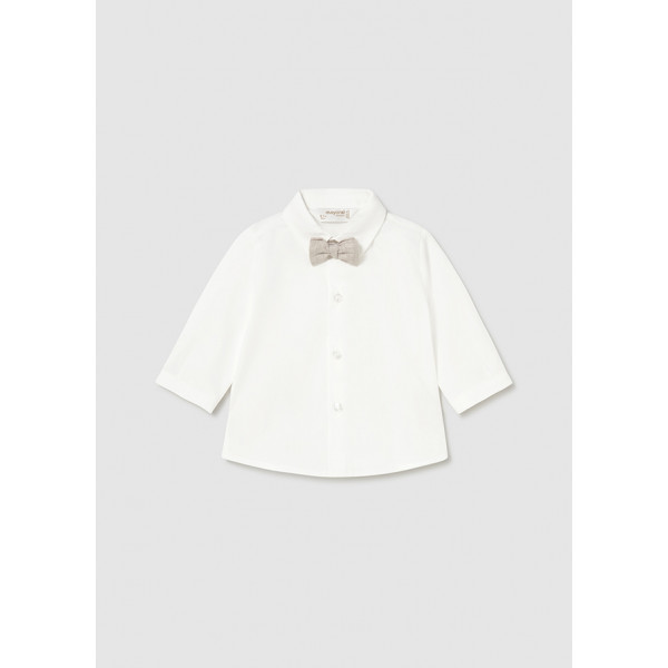 Mayoral Πουκαμισο μακρυμ παπιγιον εκρου 26-01101-011 1101