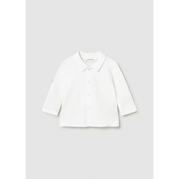 Mayoral Πουκαμισο μακο γιακας λευκο 26-01103-024 1103