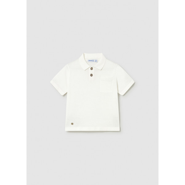 Mayoral Πολο κοντ/κο πλεκτο κρεμ 26-01109-040 1109