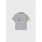 Mayoral Πολο κοντομανικο κεντητο μπλε σκουρ 26-01110-045 1110