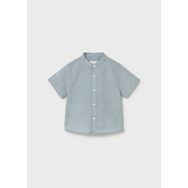 Mayoral Πουκαμισο κοντομ λινο γιακ μα πετρολ 26-01111-019 1111