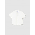 Mayoral Πουκαμισο κοντομ λινο γιακ μα λευκο 26-01111-022 1111