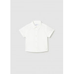Mayoral Πουκαμισο κοντ/κο λινο γιακας λευκο 26-01112-049 1112