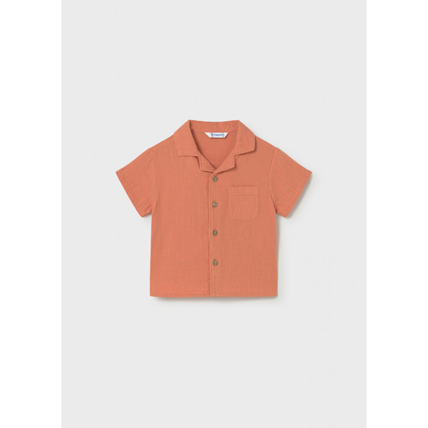 Mayoral Πουκαμισο κοντομανικο γκοφρε πορτοκ απα 26-01113-026 1113