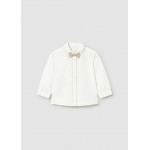 Mayoral Πουκαμισο μακρυμ αμπιγε παπιγ κρεμ 26-01115-072 1115