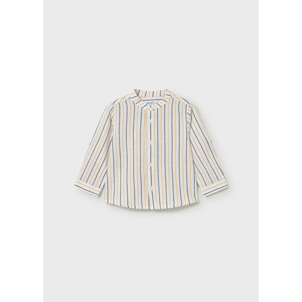 Mayoral Πουκαμισο μακρυμ λινο γιακ μα ροδακινι 26-01116-036 1116