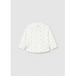 Mayoral Πουκαμισο μακρυμ λινο γιακ μα κρεμ 26-01116-037 1116