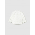 Mayoral Πουκαμισο μακρυμ λινο γιακ μα κρεμ 26-01116-037 1116