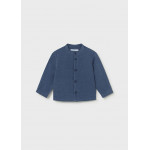 Mayoral Πουκαμισο μακρυμ γκοφρε τζιν μπλε σκουρ 26-01117-002 1117