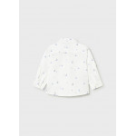 Mayoral Πουκαμισο μακρ/κο λινο γιακας λευκο καρα 26-01118-042 1118