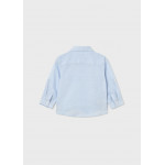 Mayoral Πουκαμισο μακρ/κο λινο γιακας γαλαζιο 26-01118-043 1118