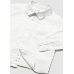 Mayoral Πουκαμισο μακρ/κο λινο γιακας λευκο 26-01118-044 1118