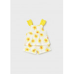 Mayoral Σετ σορτς μακο γκοφρε κιτρινο 26-01207-052 1207