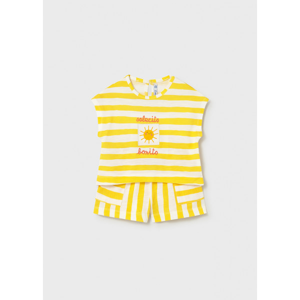 Mayoral Σετ σορτς μακο κιτρινο 26-01208-056 1208