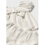 Mayoral Σετ βερμουδα ριγε μπεζ 26-01211-069 1211