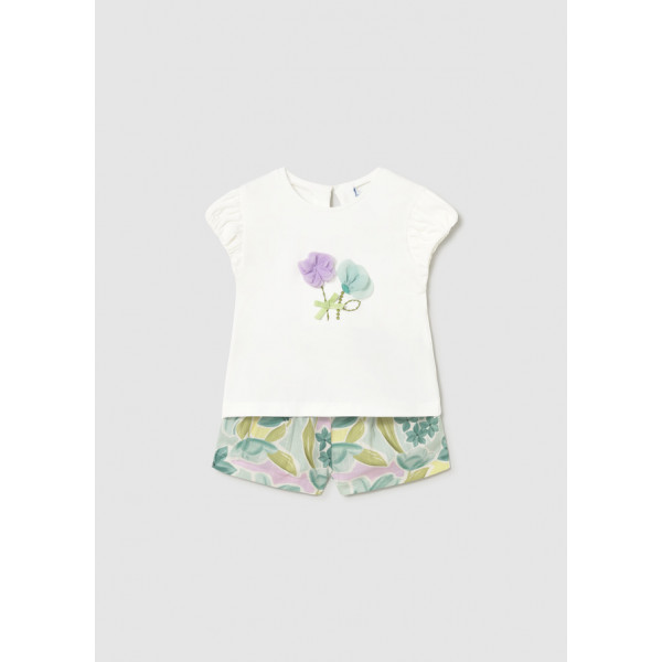 Mayoral Σετ βερμουδα σταμπωτη βεραμαν 26-01213-078 1213