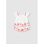 Mayoral Σετ βερμουδα κεντητη λευκο 26-01214-081 1214