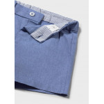 Mayoral Βερμουδα λινη suiting μπλε ουραν 26-01215-048 1215