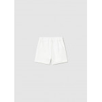 Mayoral Βερμουδα λινη suiting λευκο 26-01215-051 1215