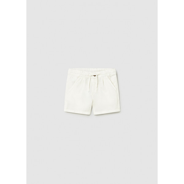 Mayoral Βερμουδα λινη relaxed κρεμ 26-01220-071 1220