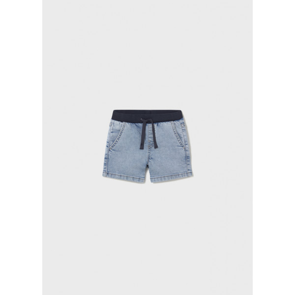 Mayoral Βερμουδα soft denim jogger πετροπλ τζ 26-01221-059 1221