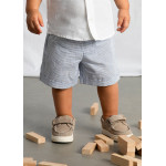 Mayoral Σετ βερμουδα λινη suiting μπλε καρο 26-01225-093 1225