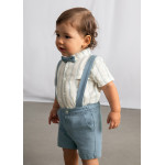 Mayoral Σετ βερμουδα λινη 3 τεμαχια πετρολ 26-01226-062 1226