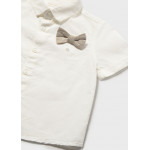 Mayoral Σετ βερμουδα λινη 3 τεμαχια μπεζ μιξη 26-01226-063 1226