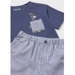 Mayoral Σετ βερμουδα seersucker μπλε ουραν 26-01228-067 1228
